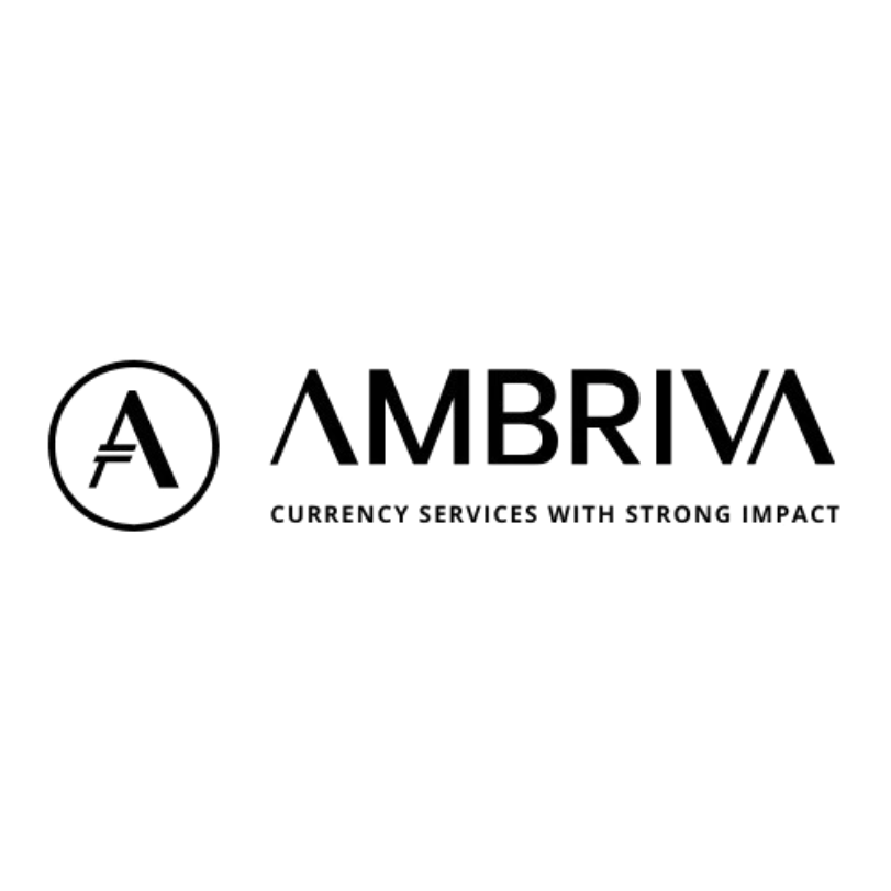Logo Ambriva société spécialisée en gestion du risque de change