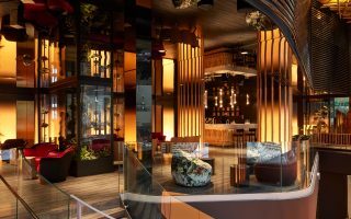 Lobby bureaux Ambriva Paris espace accueil